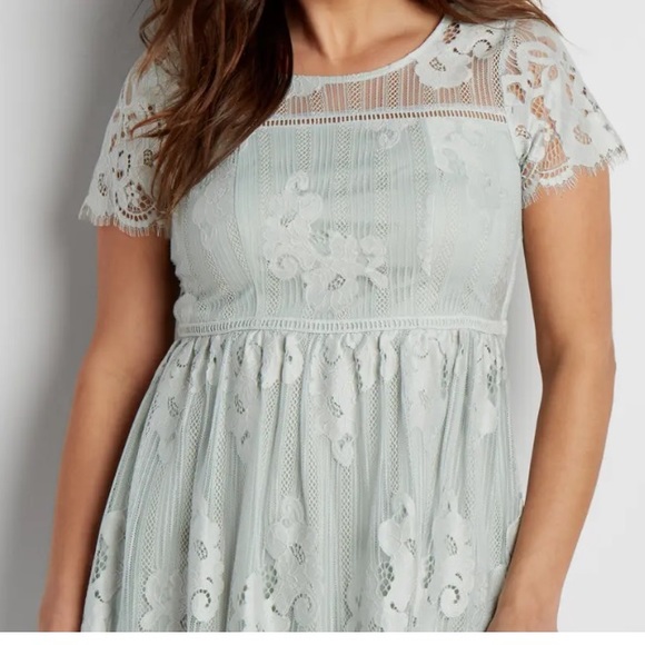 Maurices Sage Lace dress - Picture 2 of 8